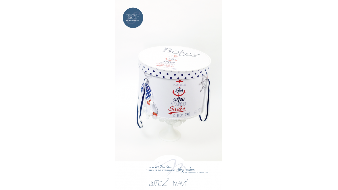 Trusou de botez cu broderie pentru baieti, The Sailor Boy 2